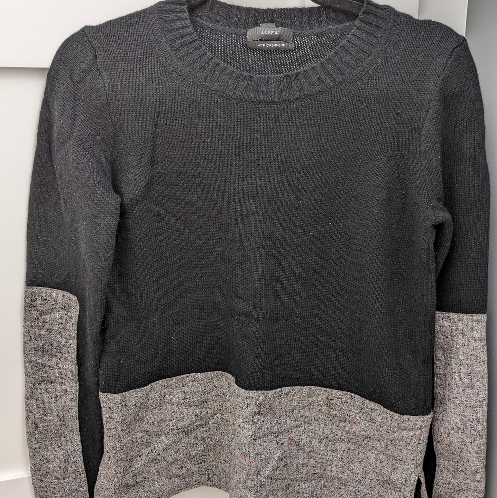 J Crew with cashmere sweater
